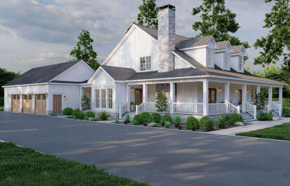 Modern Farmhouse House Plan #8318-00325 Elevation Photo