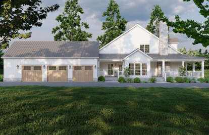 Modern Farmhouse House Plan #8318-00325 Elevation Photo