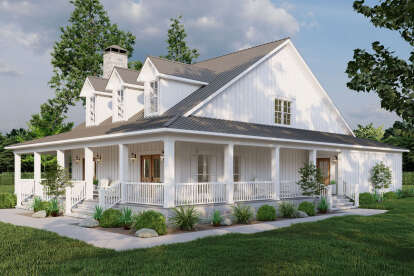 Modern Farmhouse House Plan #8318-00325 Elevation Photo