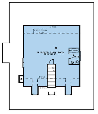 Bonus Room for House Plan #8318-00325