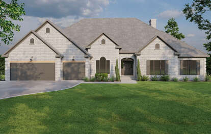 European House Plan #8318-00326 Elevation Photo