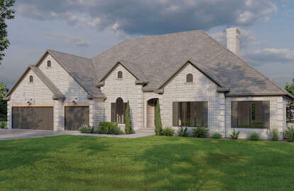 European House Plan #8318-00326 Elevation Photo