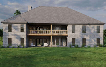 European House Plan #8318-00326 Elevation Photo