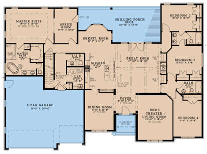 House Plan House Plan #28512 Drawing 1