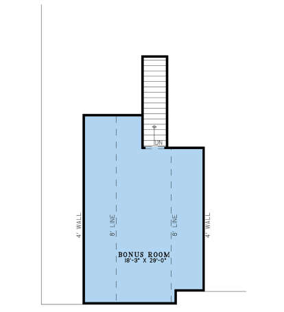 Bonus Room for House Plan #8318-00326