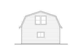 Barn House Plan #035-01048 Elevation Photo