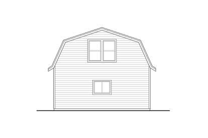 Barn House Plan #035-01048 Elevation Photo