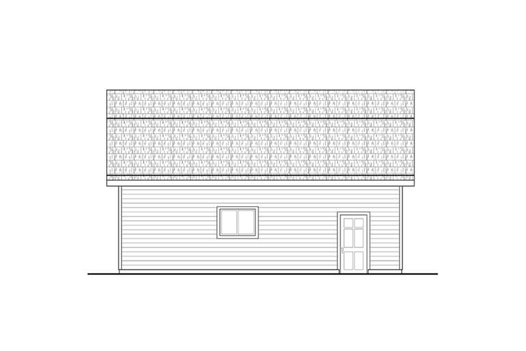 Barn House Plan #035-01048 Elevation Photo