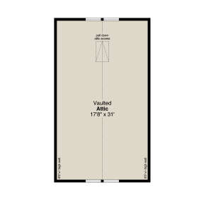 Attic Space for House Plan #035-01048