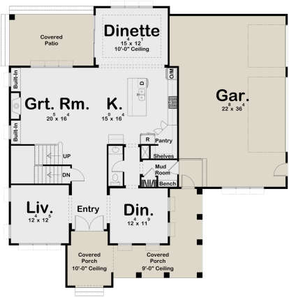 Main Floor  for House Plan #963-00729