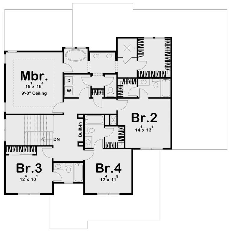 House Plan House Plan #28514 Drawing 2