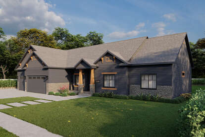Craftsman House Plan #8768-00122 Elevation Photo