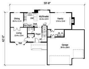 Main Floor for House Plan #098-00035
