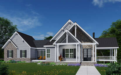 Craftsman House Plan #957-00072 Elevation Photo