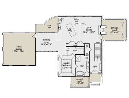 Main Floor  for House Plan #957-00072