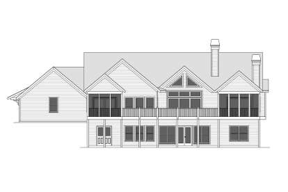 Craftsman House Plan #5458-00073 Elevation Photo