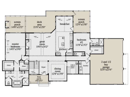 Main Floor  for House Plan #5458-00073