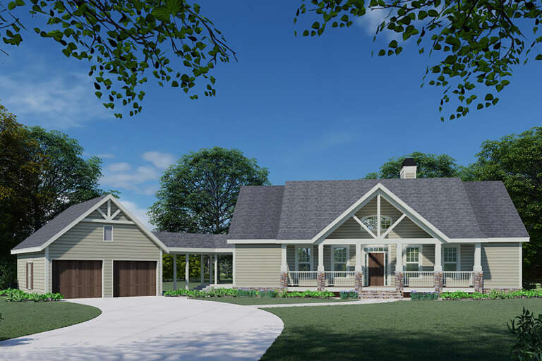 House Plan House Plan #28522 Front Elevation 