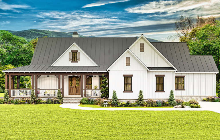 House Plan House Plan #28523 Front Elevation 