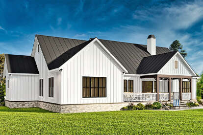 Modern Farmhouse House Plan #699-00356 Elevation Photo