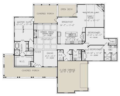 Main Floor  for House Plan #699-00356