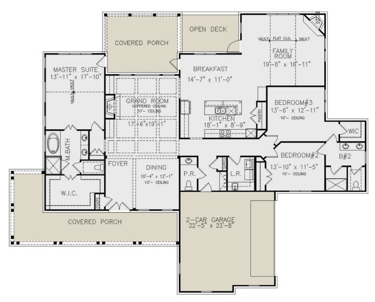 House Plan House Plan #28523 Drawing 1