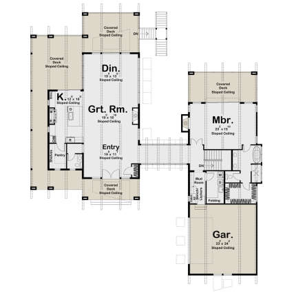 Main Floor  for House Plan #963-00731