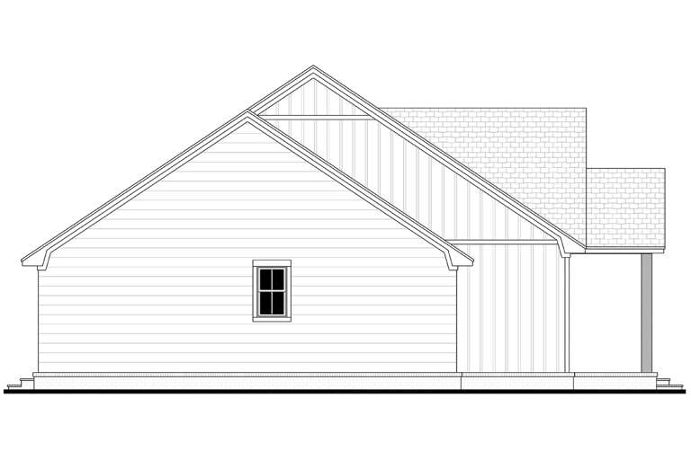 Modern Farmhouse House Plan #041-00322 Elevation Photo