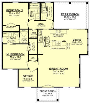 Main Floor  for House Plan #041-00322