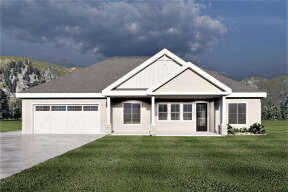 Traditional House Plan #6422-00056 Elevation Photo