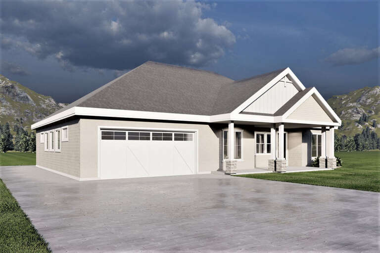 Traditional House Plan #6422-00056 Elevation Photo