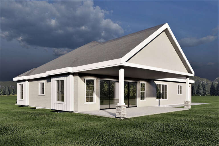 Traditional House Plan #6422-00056 Elevation Photo