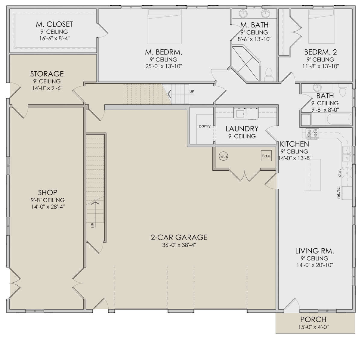 Main Floor  for House Plan #6422-00058