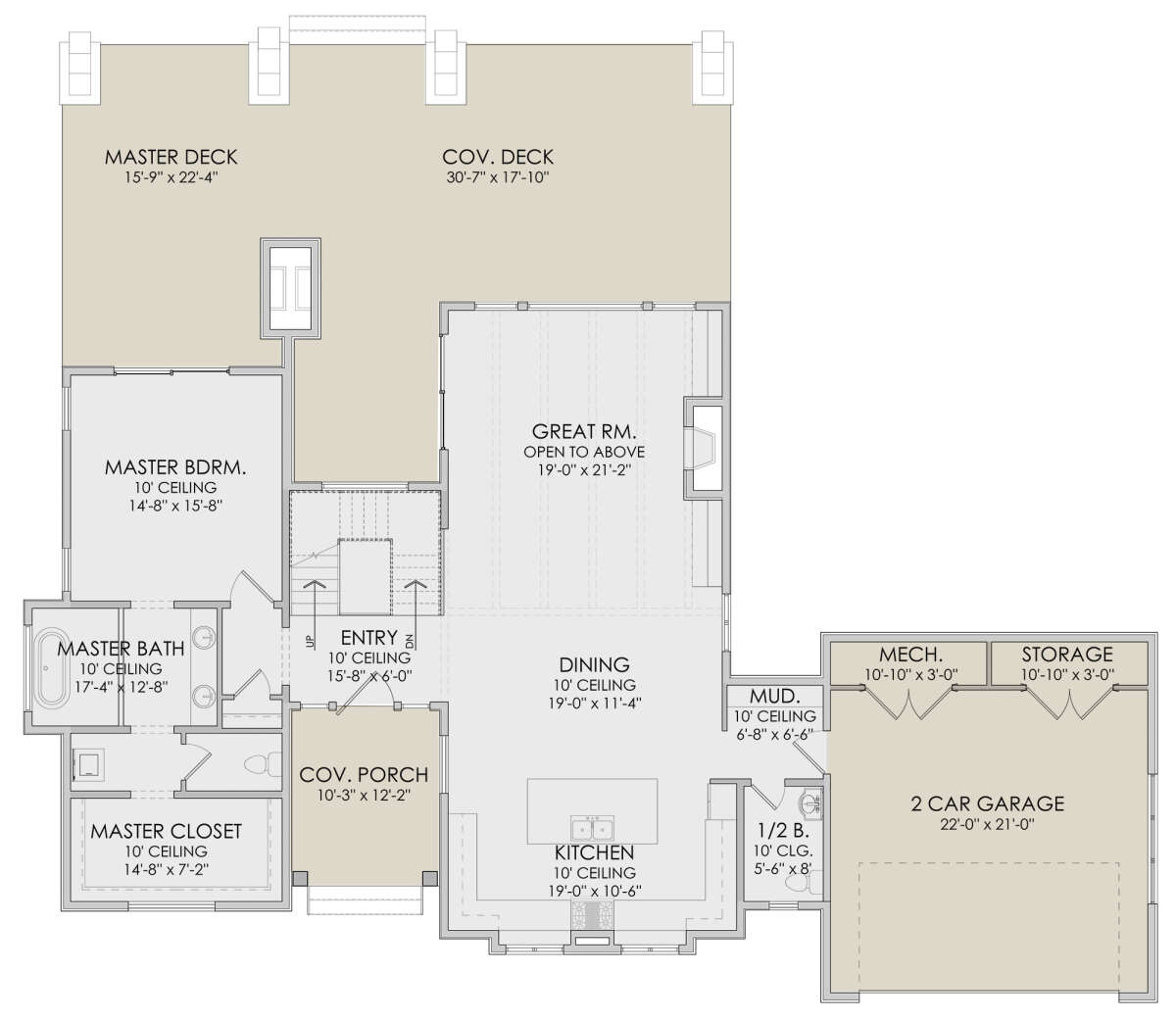 Main Floor  for House Plan #6422-00059