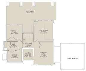 Walkout Basement for House Plan #6422-00059