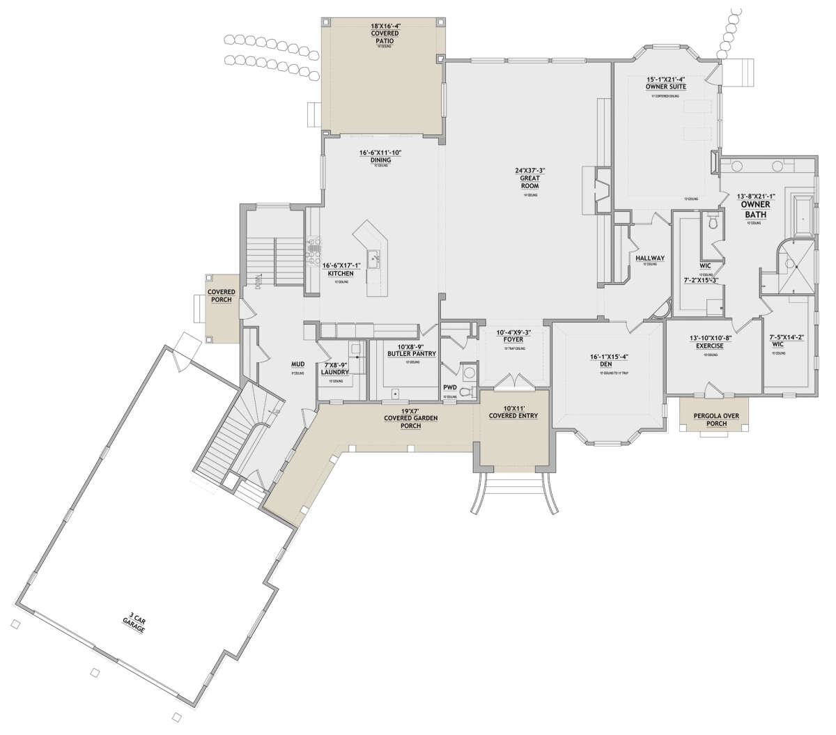 Main Floor  for House Plan #8768-00124
