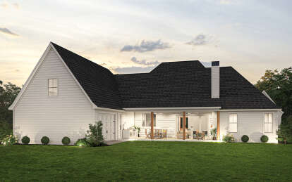 Modern Farmhouse House Plan #4534-00090 Elevation Photo