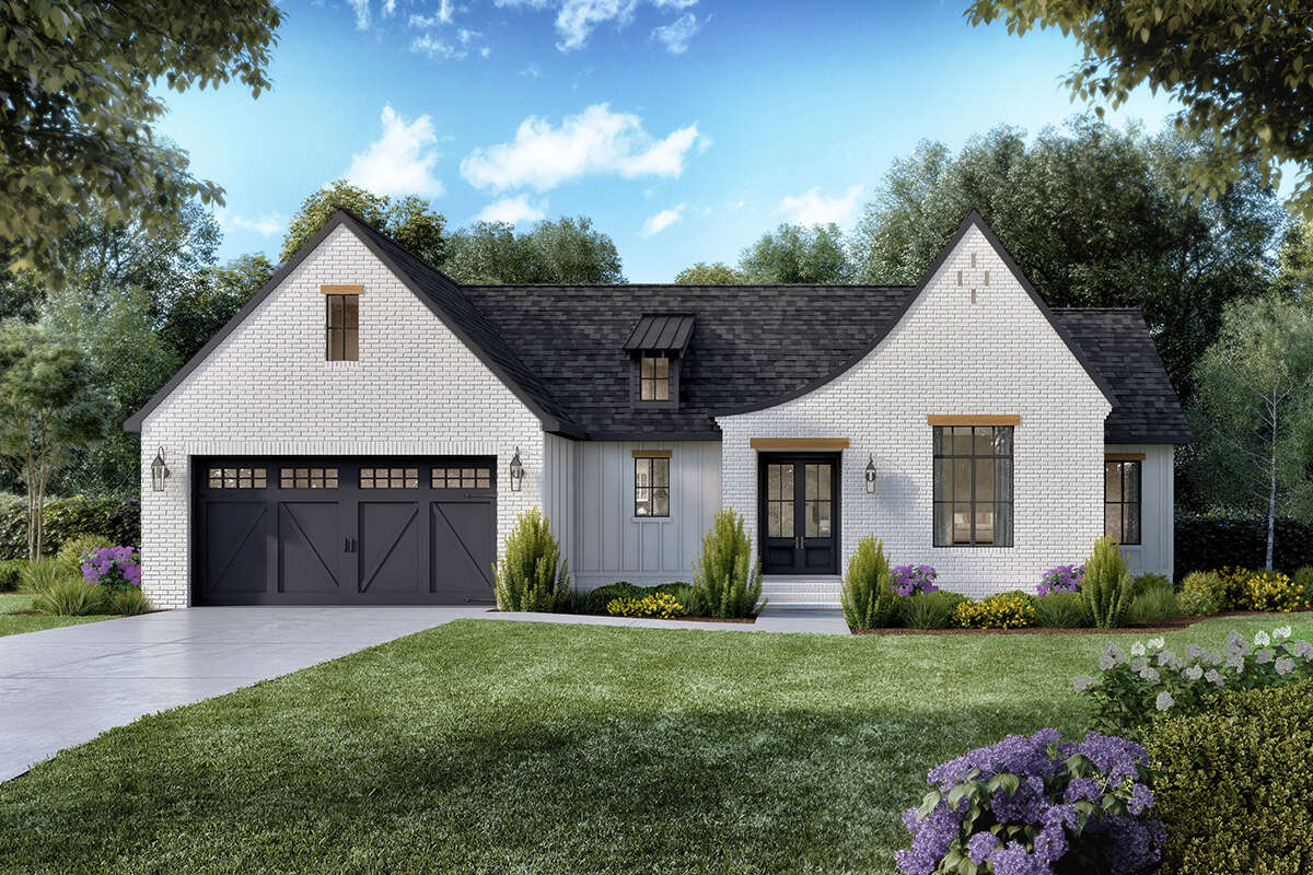 Basic Rural House French Country Ranch House Plans