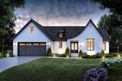 French Country House Plan #4534-00091 Elevation Photo