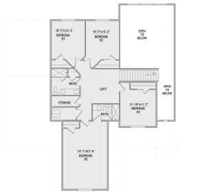 Second Floor for House Plan #8768-00126