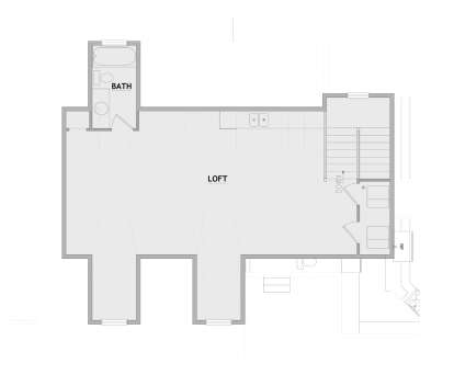 Loft for House Plan #8768-00128