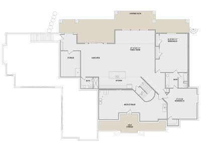 Basement for House Plan #8768-00128