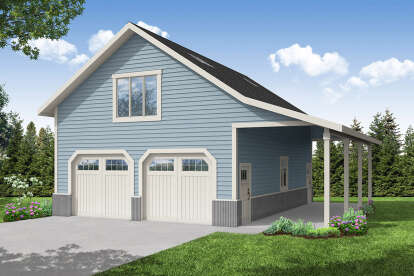 House Plan House Plan #28544 Angled Front Elevation