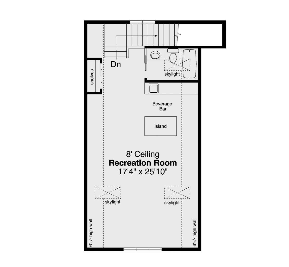Second Floor for House Plan #035-01050