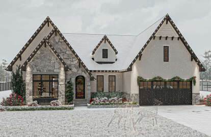 Cottage House Plan #963-00732 Elevation Photo