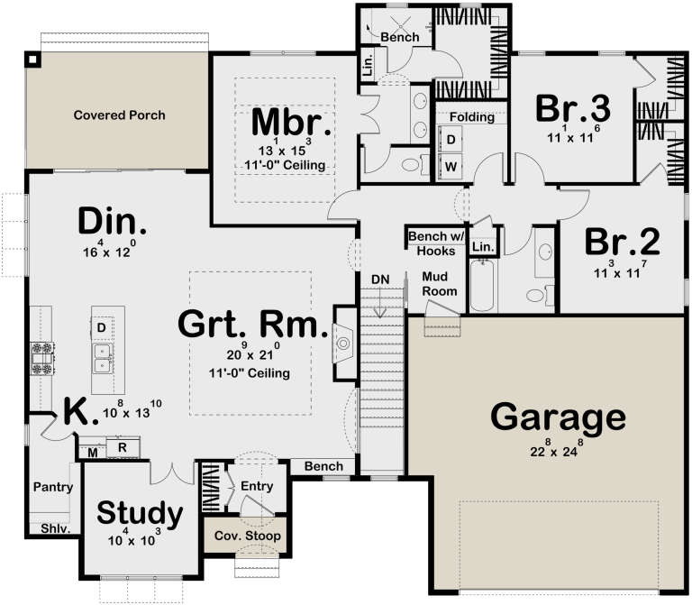 House Plan House Plan #28545 Drawing 1