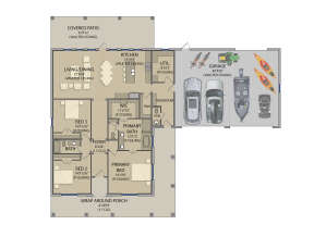 Main Floor for House Plan #3571-00022