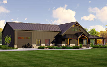 Barn House Plan #5032-00204 Elevation Photo