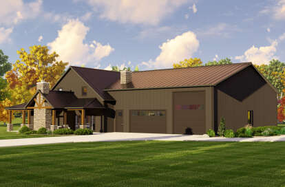 Barn House Plan #5032-00204 Elevation Photo
