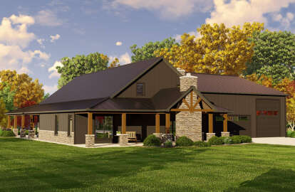 Barn House Plan #5032-00204 Elevation Photo